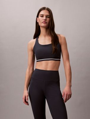blue quick-dry medium-impact sports bra for women ck sport