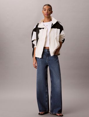 multi water-resistant performance track jacket for women 