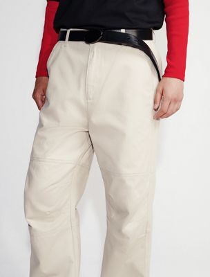 peyote wide leg chinos for men calvin klein