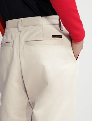 peyote wide leg chinos for men calvin klein