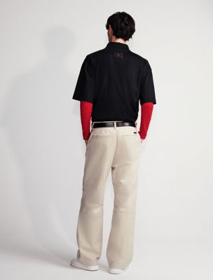 peyote wide leg chinos for men calvin klein