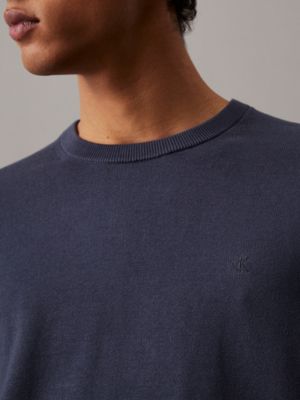 india ink smooth cotton monogram jumper for men calvin klein jeans