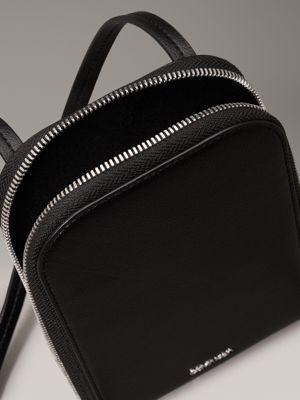 pvh black crossbody phone bag for adults gender inclusive calvin klein