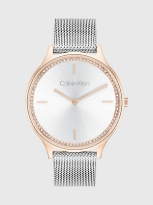 silver watch - ck timeless for women calvin klein