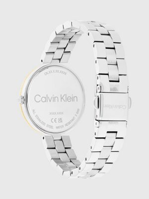 two tone watch - gleam for women calvin klein