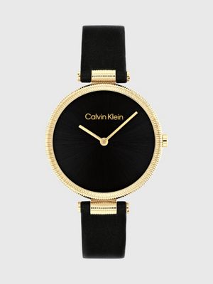 black armbanduhr - gleam für damen - calvin klein