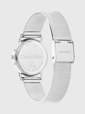 silver watch - ck feel for women calvin klein