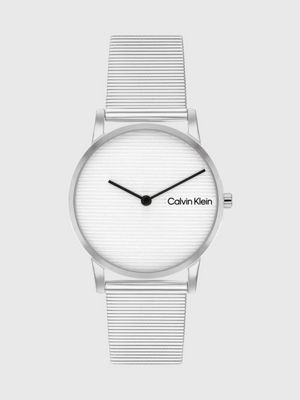 silver watch - ck feel for women calvin klein