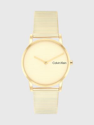 Calvin klein horloge goud sale