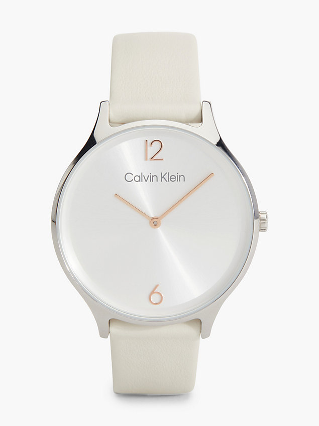 white zegarek - timeless 2h dla kobiety - calvin klein