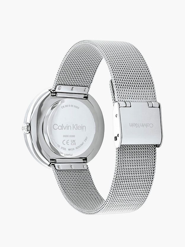 silver zegarek - twist dla kobiety - calvin klein