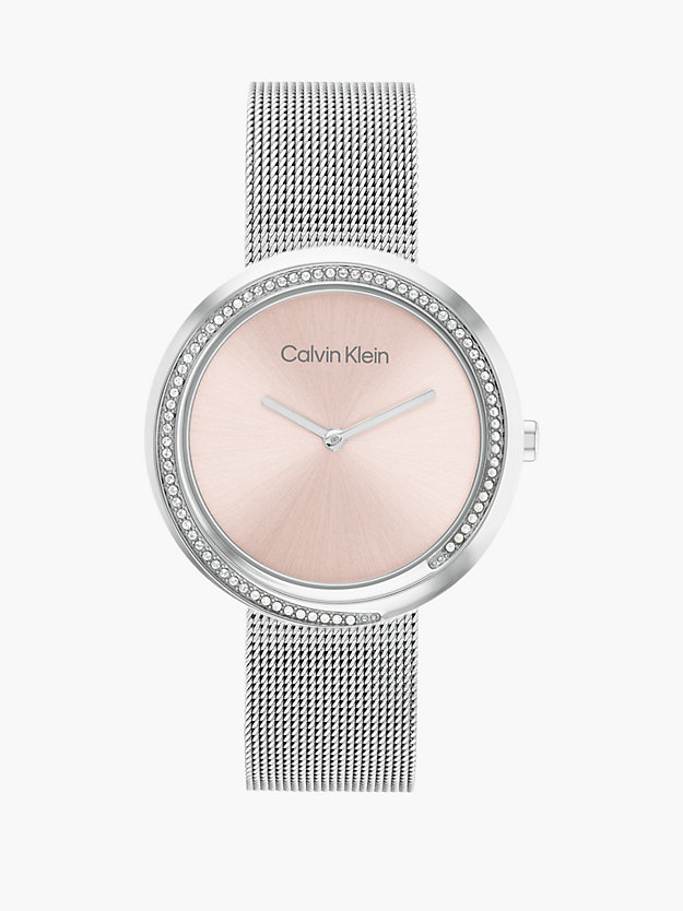 silver watch - twist for women calvin klein