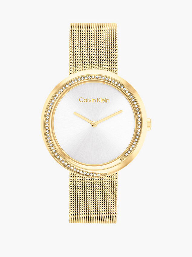 gold armbanduhr - twist für damen - calvin klein