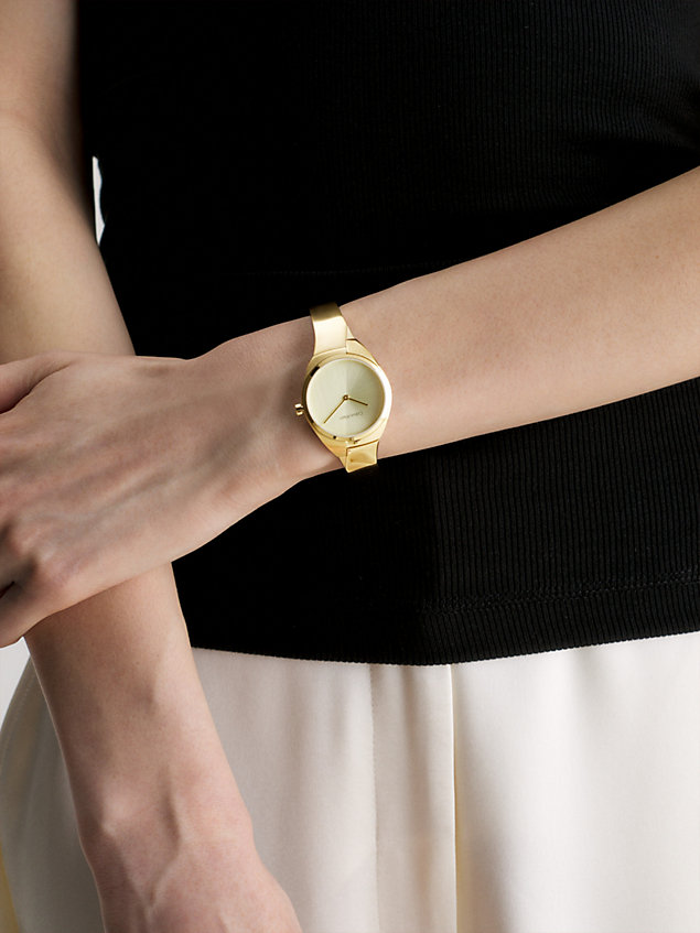 gold zegarek - charming dla kobiety - calvin klein