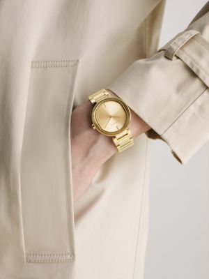 Calvin klein watch gold hotsell