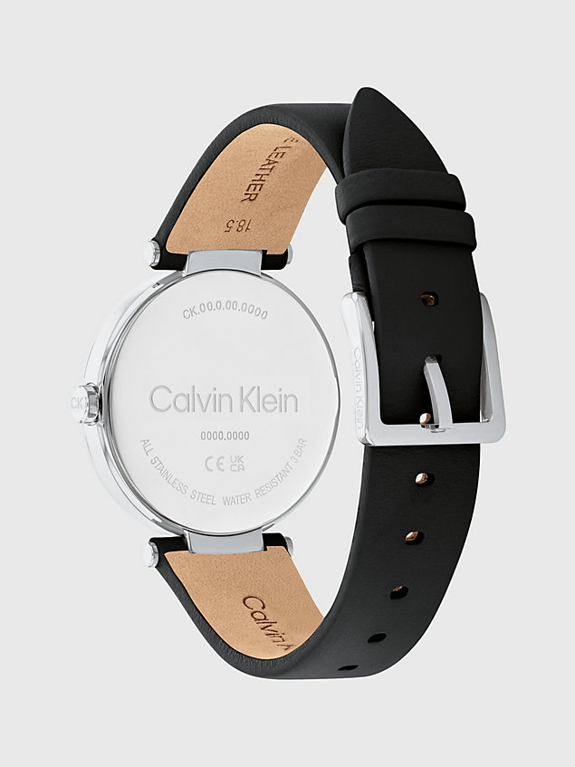 silver zegarek - ck sensation dla kobiety - calvin klein