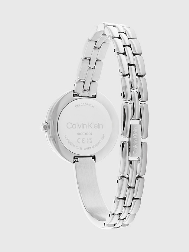 reloj - bangled silver de mujeres calvin klein