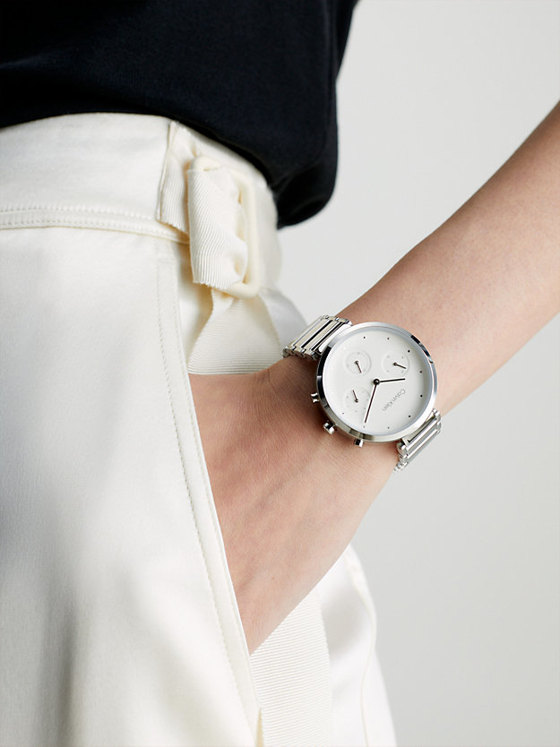 reloj - minimalistic t-bar silver de mujeres calvin klein