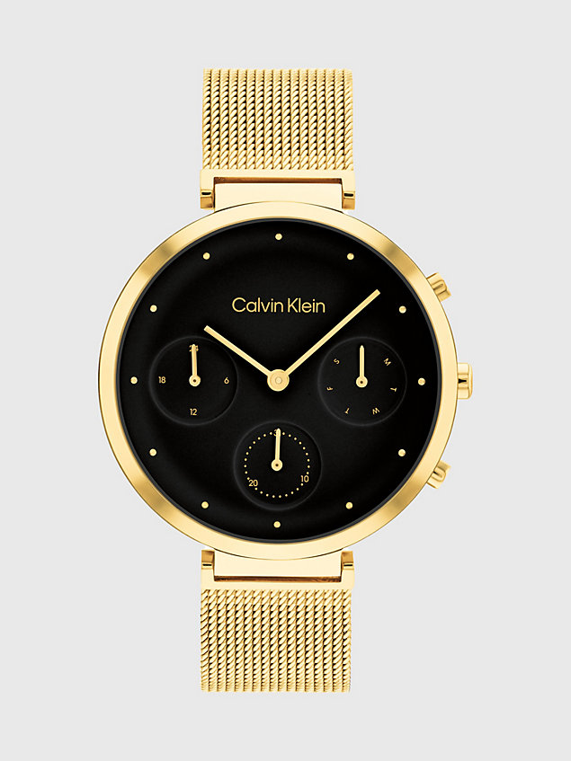 reloj - minimalistic t-bar gold de mujer calvin klein