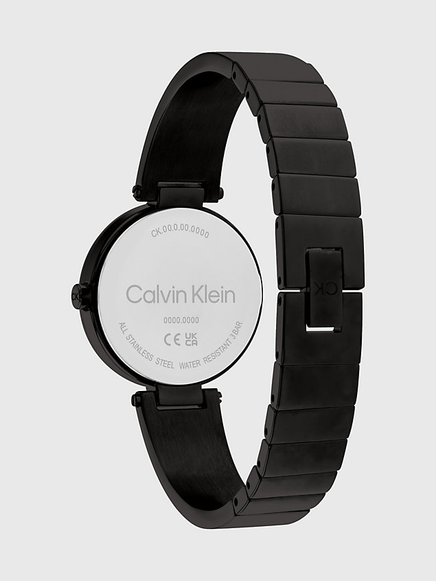 black zegarek - ck elevated dla kobiety - calvin klein