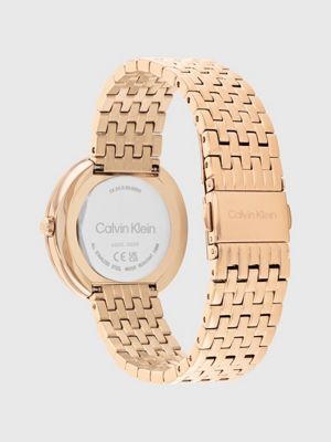 Ck watch rose discount gold