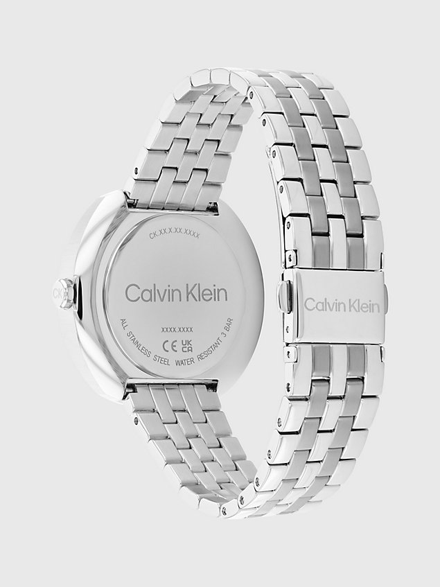 silver watch - ck shape for women calvin klein