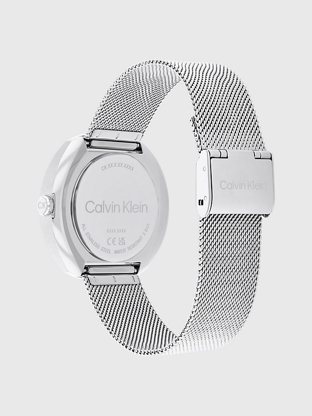 silver horloge - ck shape voor dames - calvin klein