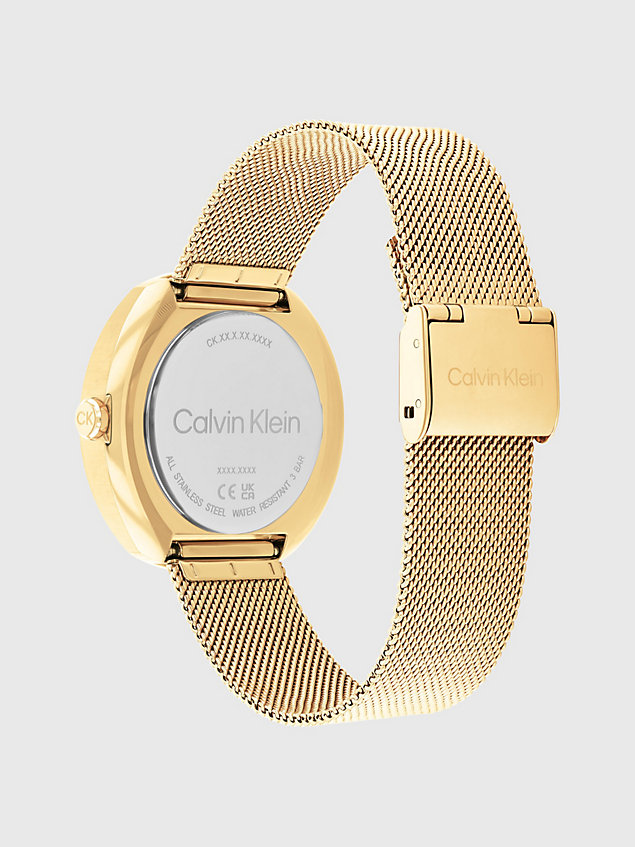 gold zegarek - ck shape dla kobiety - calvin klein