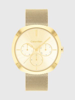 Calvin klein women's gold watch best sale