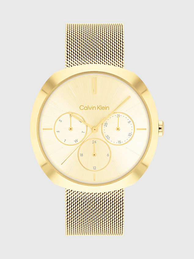 gold zegarek - ck shape dla kobiety - calvin klein