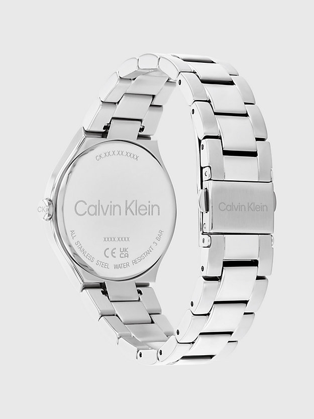 silver zegarek - admire dla kobiety - calvin klein