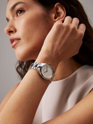 silver watch - admire for women calvin klein