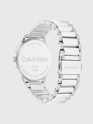 Calvin klein stainless steel back water resistant sale