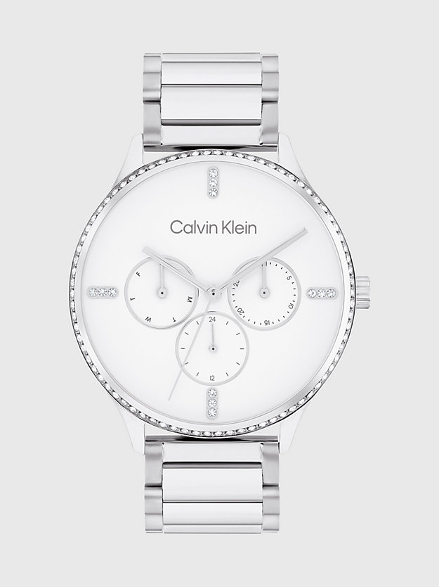 reloj - ck dress silver de mujer calvin klein