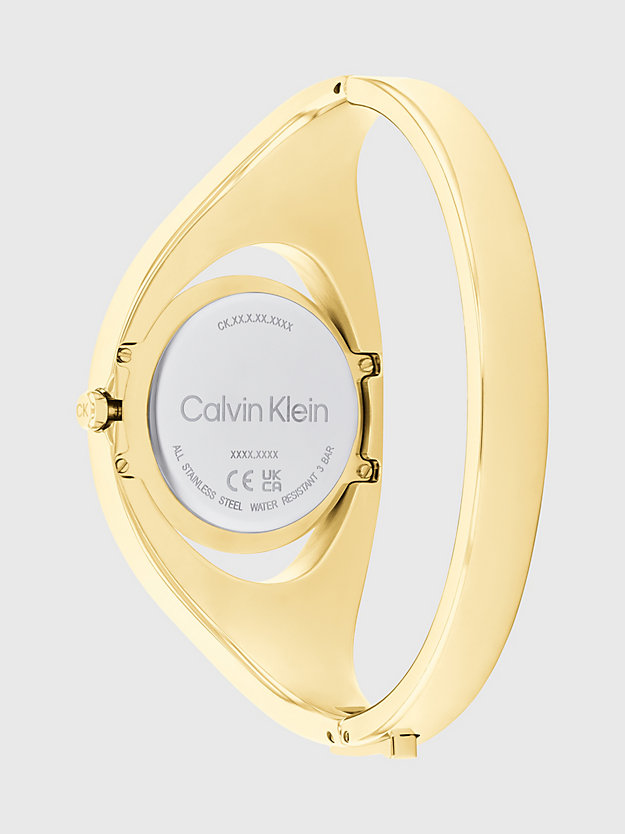 gold armbanduhr - ck elated für damen - calvin klein