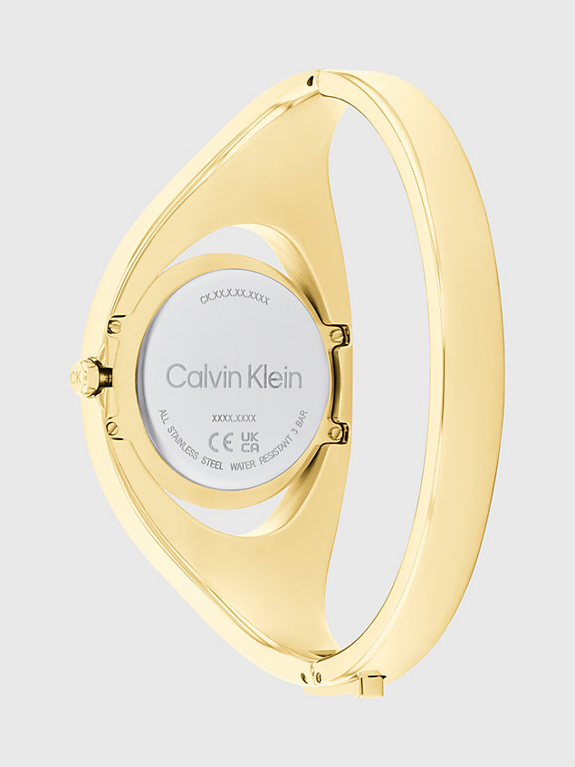 gold armbanduhr - ck elated für damen - calvin klein