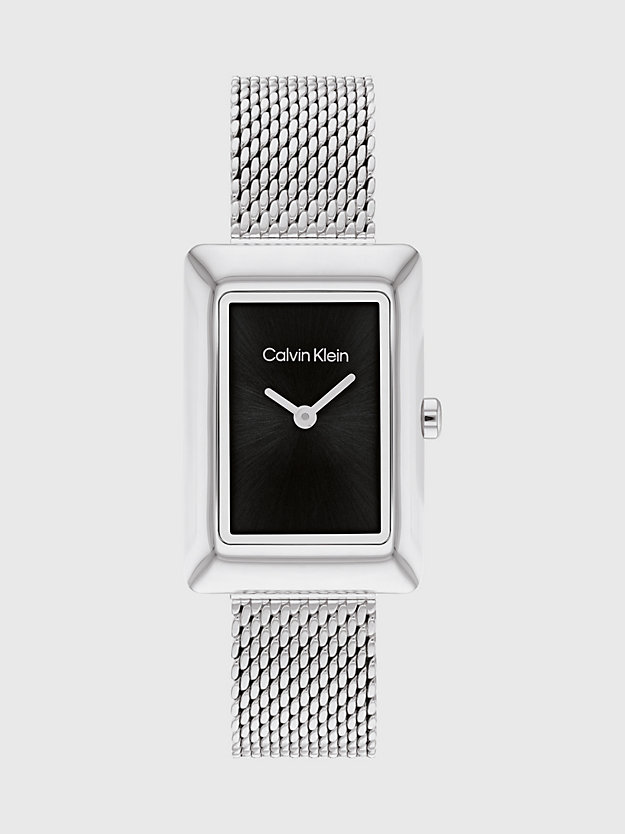 silver watch - ck styled for women calvin klein