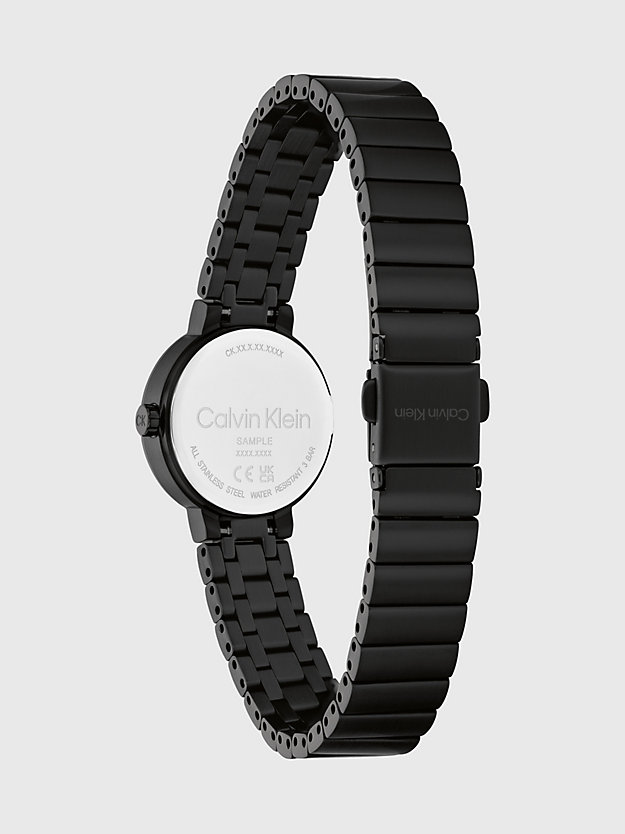 black horloge - ck precise voor dames - calvin klein
