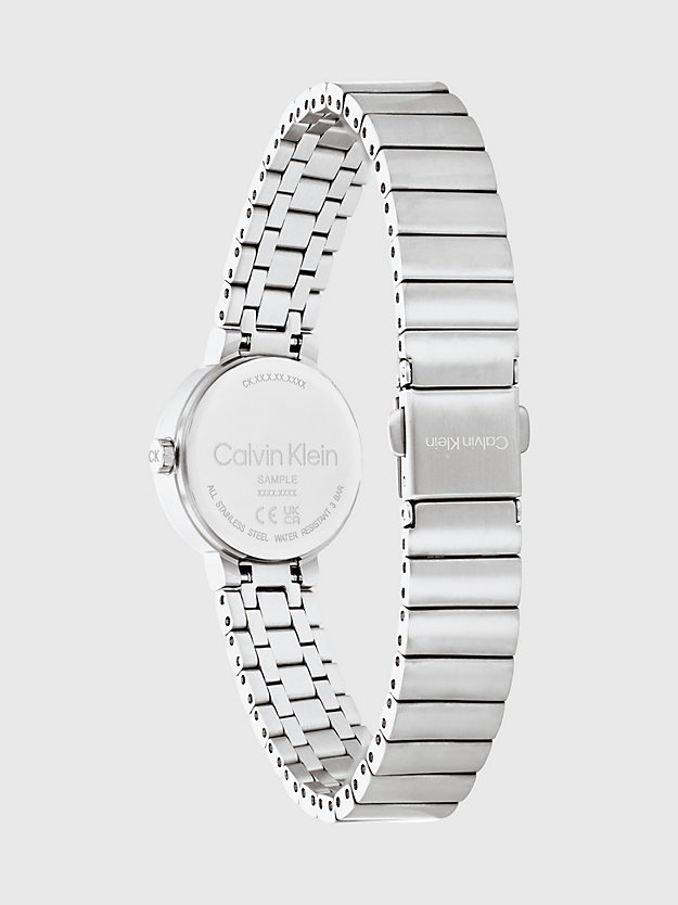 silver zegarek - ck precise dla kobiety - calvin klein