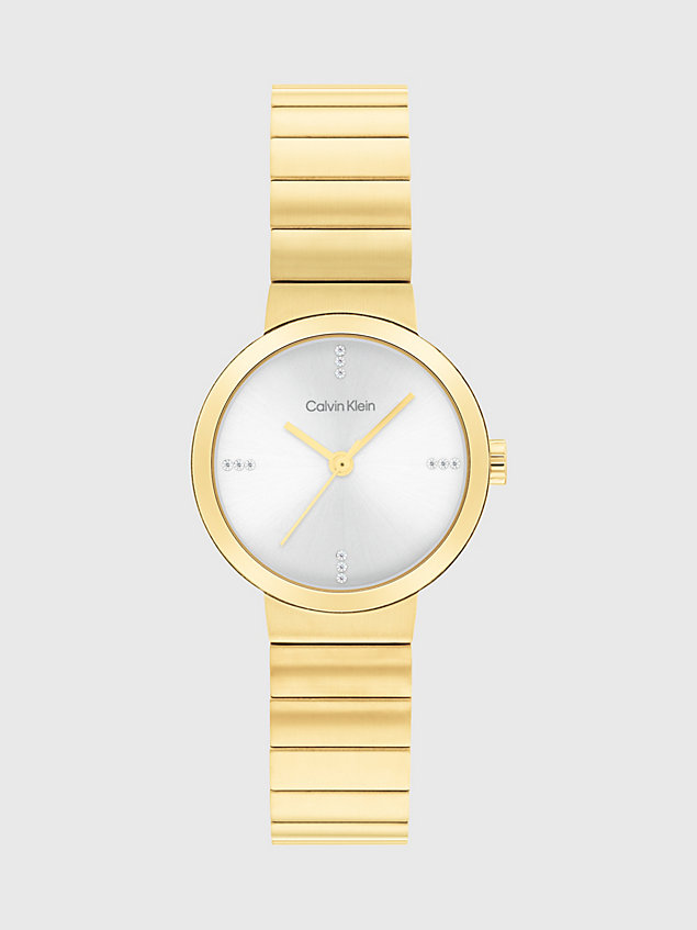 gold zegarek - ck precise dla kobiety - calvin klein