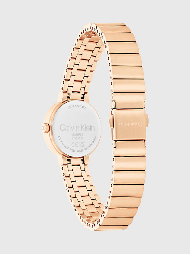 rose gold armbanduhr - ck precise für damen - calvin klein