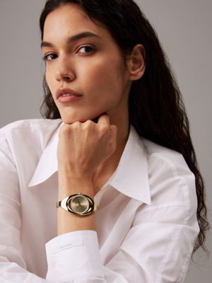 gold watch - ck elated for women calvin klein