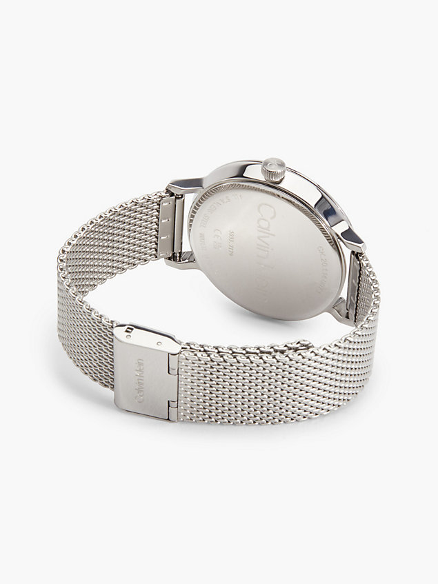 silver armbanduhr - modern für herren - calvin klein