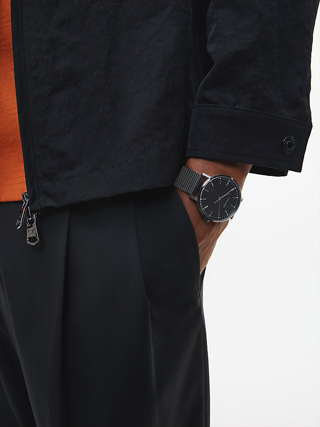 black armbanduhr - modern für herren - calvin klein