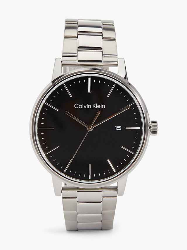 Silver Watch - Linked undefined men Calvin Klein