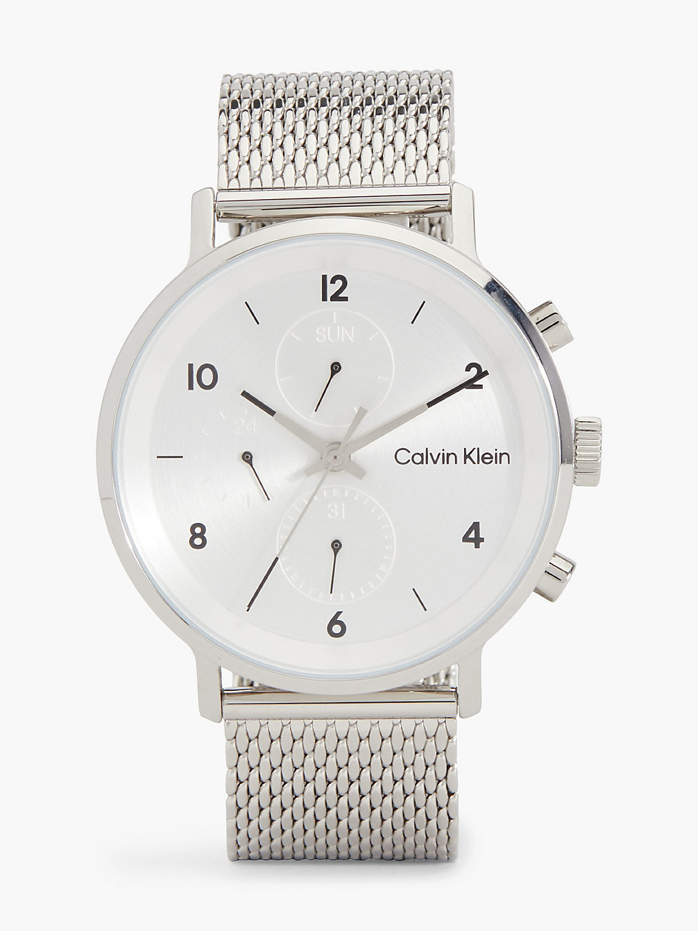 SILVER Watch - Modern Multifunction undefined men Calvin Klein