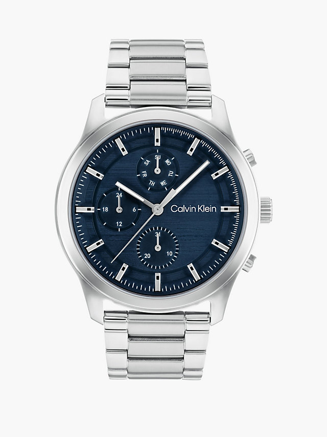 Silver Watch - Ambition undefined men Calvin Klein