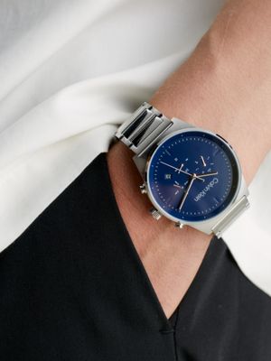 Calvin klein blue watch sale