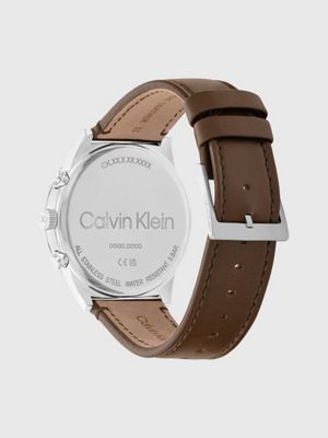 Reloj calvin klein stainless best sale steel back water resistant