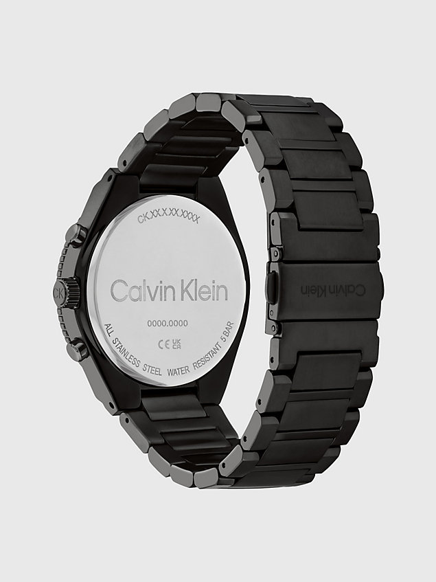 black zegarek - ck fearless dla mężczyźni - calvin klein